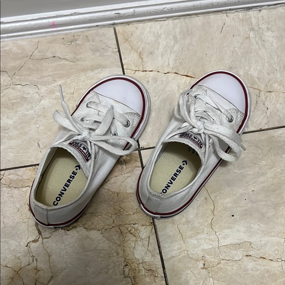 Converse Kids White Sneakers